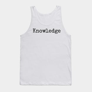 Knowledge - The seed of Success Tank Top